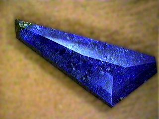Faceted Lapis suitable for pendant
