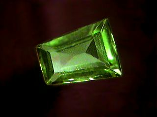 Faceted Peridot - Square &copy theimage.com